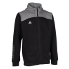 Толстовка SELECT Oxford zip hoodie Black- Grey